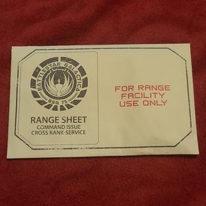 Loot Crate Battlestar Galactica Range Sheet (BOGO)
